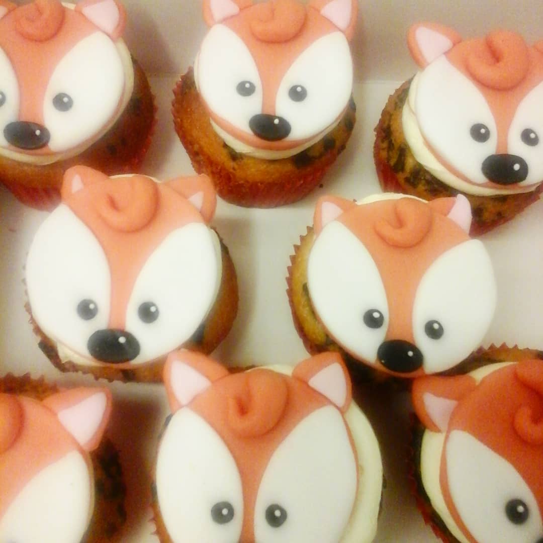 vosjes cupcakes / fox cupcake